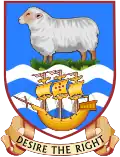 Coat of arms of Falkland Islands