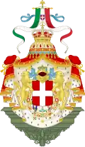Greater coat of arms of the Kingdom of Italy  (1890–1927; 1944–1946)
