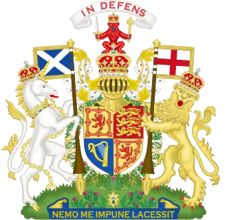 Coat of arms of His Majesty the King in Scotland