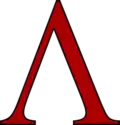 Lambda (acronym of Laconia) was a symbol of ancient Sparta. of Sparta