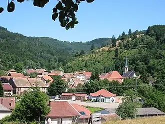 A general view of Colroy-la-Roche