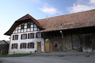 The farmhouse of the Commandery of Saint Jean at Villarsel-sur-Marly