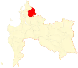 Location of Florida commune in the Biobío Region