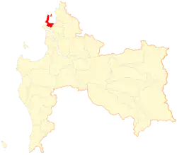 Map of Talcahuano in Biobío Region