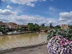 Port of Condom on the Baïse river