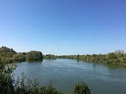 Confluence Ariège-Garonne.