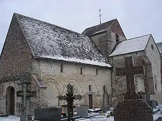 The church of Saint-Hilaire in Connantray-Vaurefroy