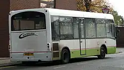Countryliner Plaxton Primo rear in 2009