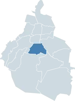 Coyoacán within Mexico City (CDMX)