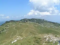 Crêt de la Neige viewed from the summit of Le Reculet