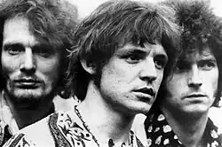 Cream in 1967. From left to right: Ginger Baker, Jack Bruce, and Eric Clapton
