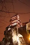 Cuenca - Casas Colgantes at night