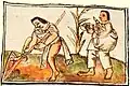 Aztecs being forced to work under the Encomienda system