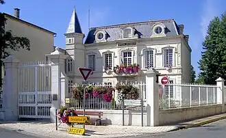 The town hall in Cuxac-d'Aude