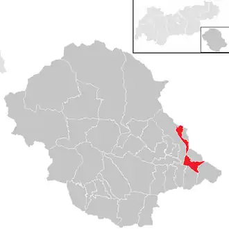 Location in the district