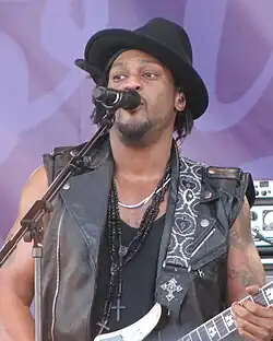 D'Angelo performing in Finland 2012