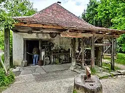 The former village smithy; Today, the open-air museum Neuhausen ob Eck