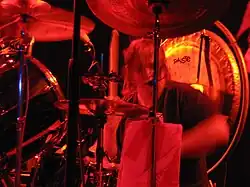 Crover performing at Toad's Place in New Haven, Connecticut in October 2006