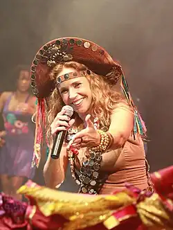 Daniela Mercury at São João do Pelourinho in 2009.