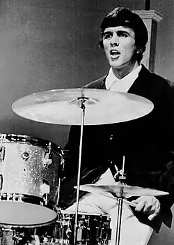 Dave Clark performing live in the year 1965.