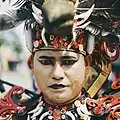 Dayak face