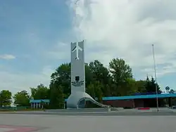 The monument to the killed pilots of the Dęblin Aviation School