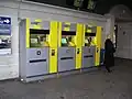 Vending machine selling train tickets in Ghent.