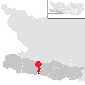 Location in the district