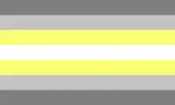 Demigender, demienby or deminonbinary flag