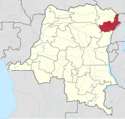 Location of Ituri Province