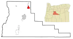 Location in Oregon