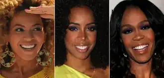 Beyoncé Knowles, Kelly Rowland and Michelle Williams (From left&nbsp;to&nbsp;right)