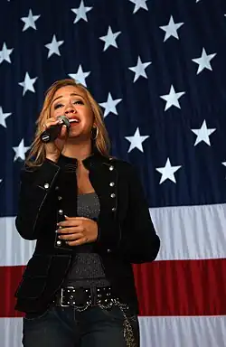 DeGarmo on a 2005 USO tour