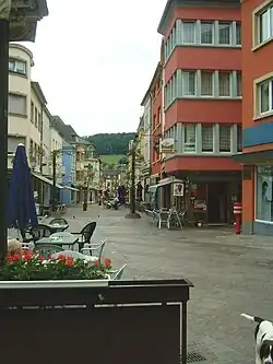 Pedestrian zone.