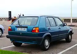 VW Golf 5-door rear
