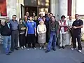 A group of humans of different ages