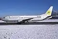 A Dniproavia Boeing 737 in old livery
