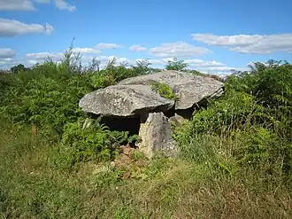 The dolmen of Verneuil-sur-Vienne