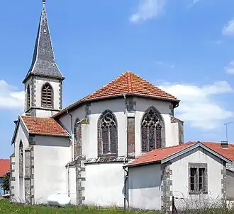 The church of Saint-Basle in Dombasle-en-Xaintois