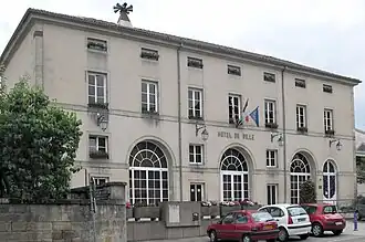 The town hall in Dompaire