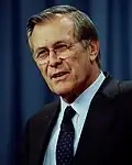 Former Secretary of Defense Donald Rumsfeld of Illinois