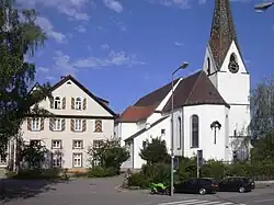 The castle and church in Donzdorf