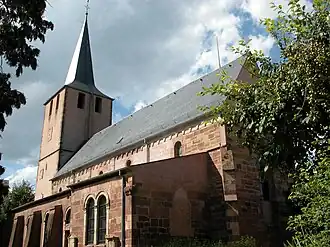 The Protestant church in Dorlisheim