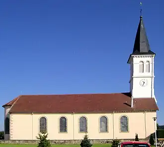 The church of Saint-Médard in Dounoux