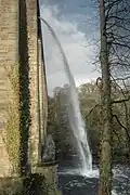 The canal being drained for inspection and maintenance (2009)