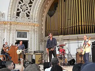 Drive Like Jehu in 2014 with organ player Dr. Carol Williams.