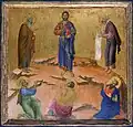 The "Transfiguration". Three disciples see Jesus in Glory