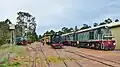 Another view at Dwellingup with No. 1702 to the right.