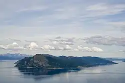 View of Dyrøya island in Dyrøy