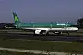 An Aer Lingus Airbus A321. These usually fly from Ireland across the Atlantic to the US.